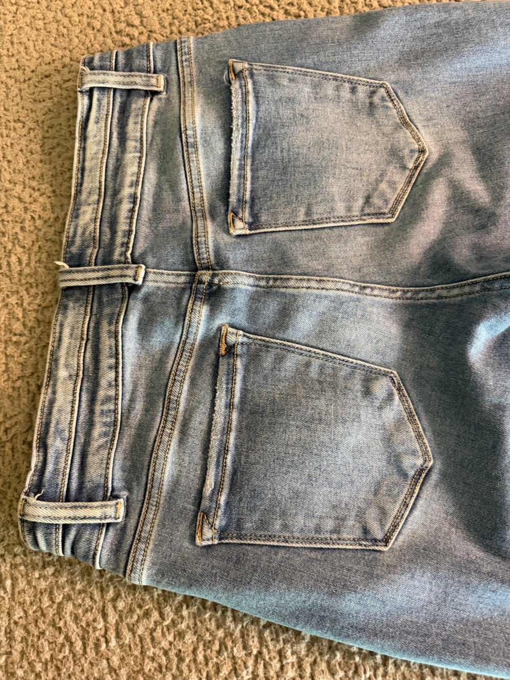 KanCan Light Wash Distressed Flare Jeans - Picture 8 of 13